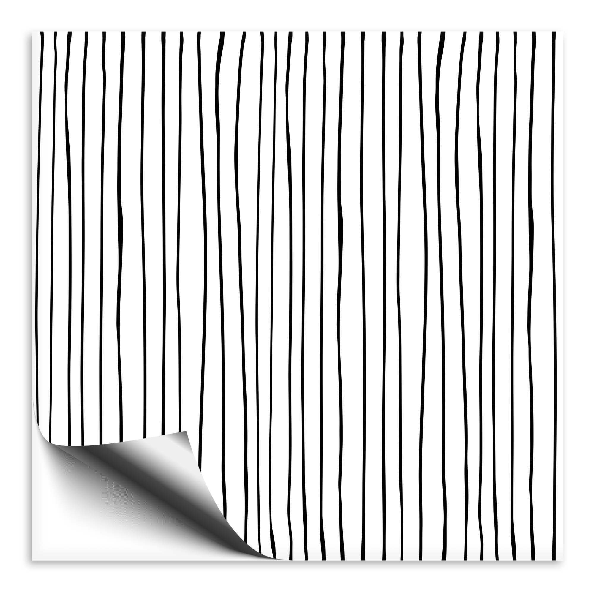 fliesenaufkleber-streifen Fliesenaufkleber Streifen schwarz-weiss