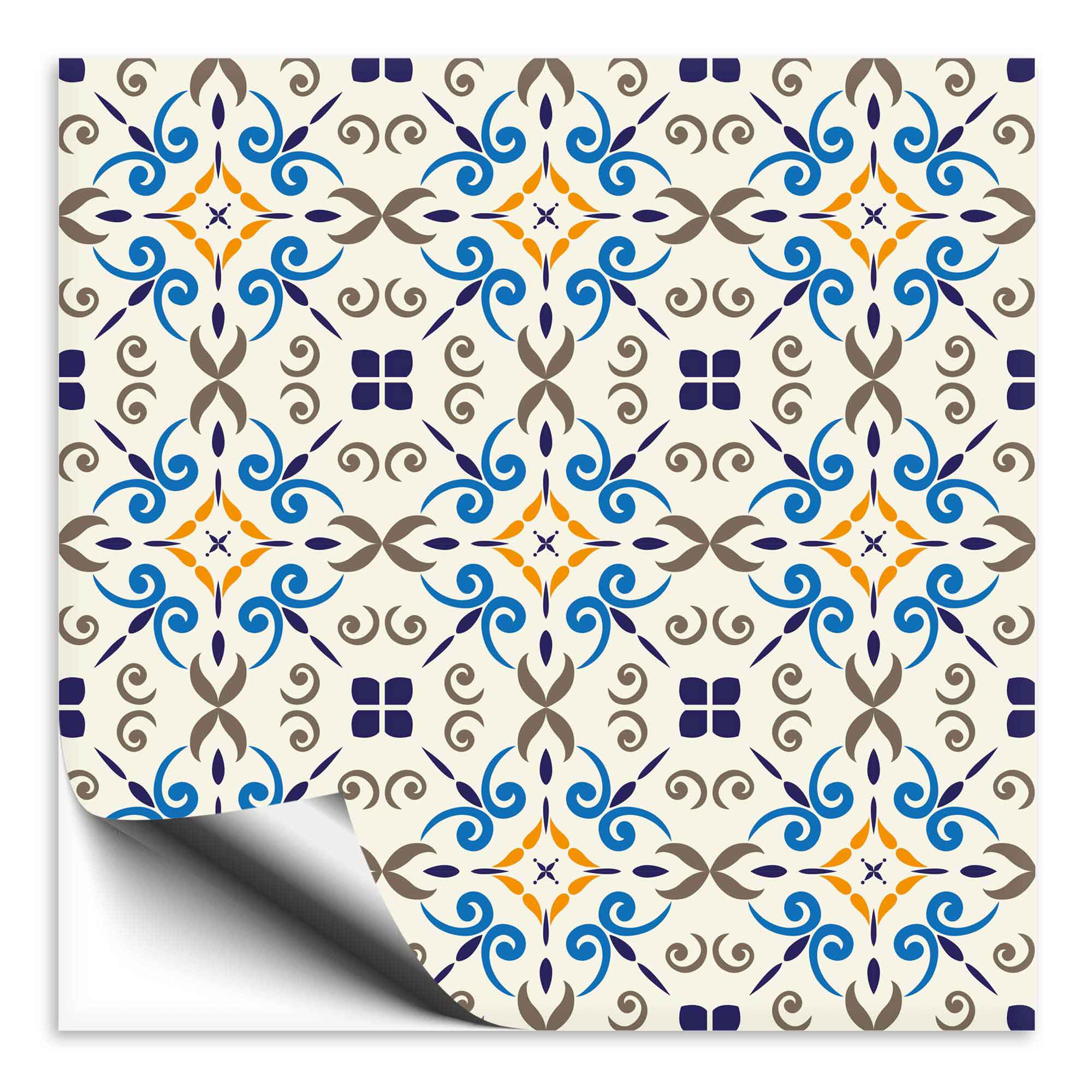 Fliesenaufkleber Marokko Ornament bunt 5
