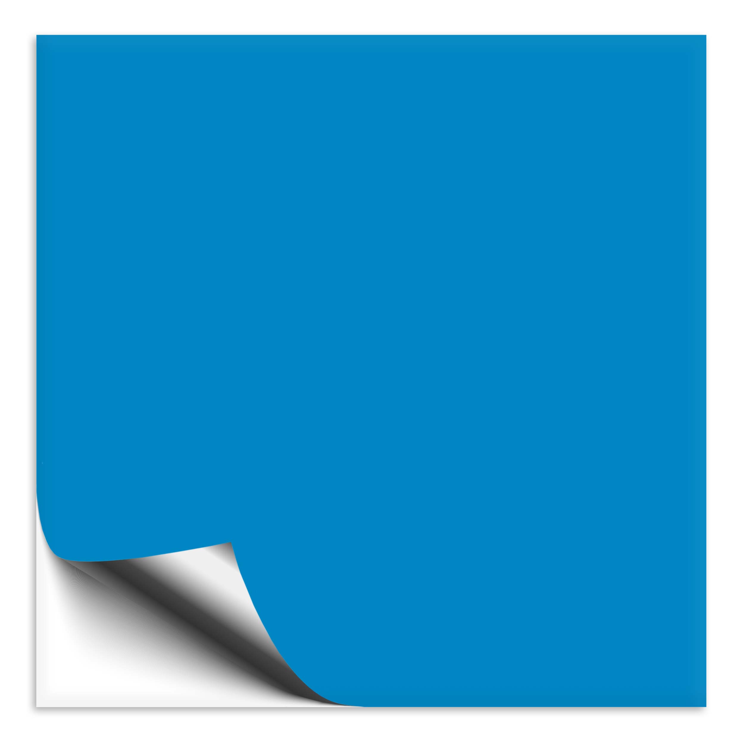 Fliesenaufkleber 25x25 cm hellblau