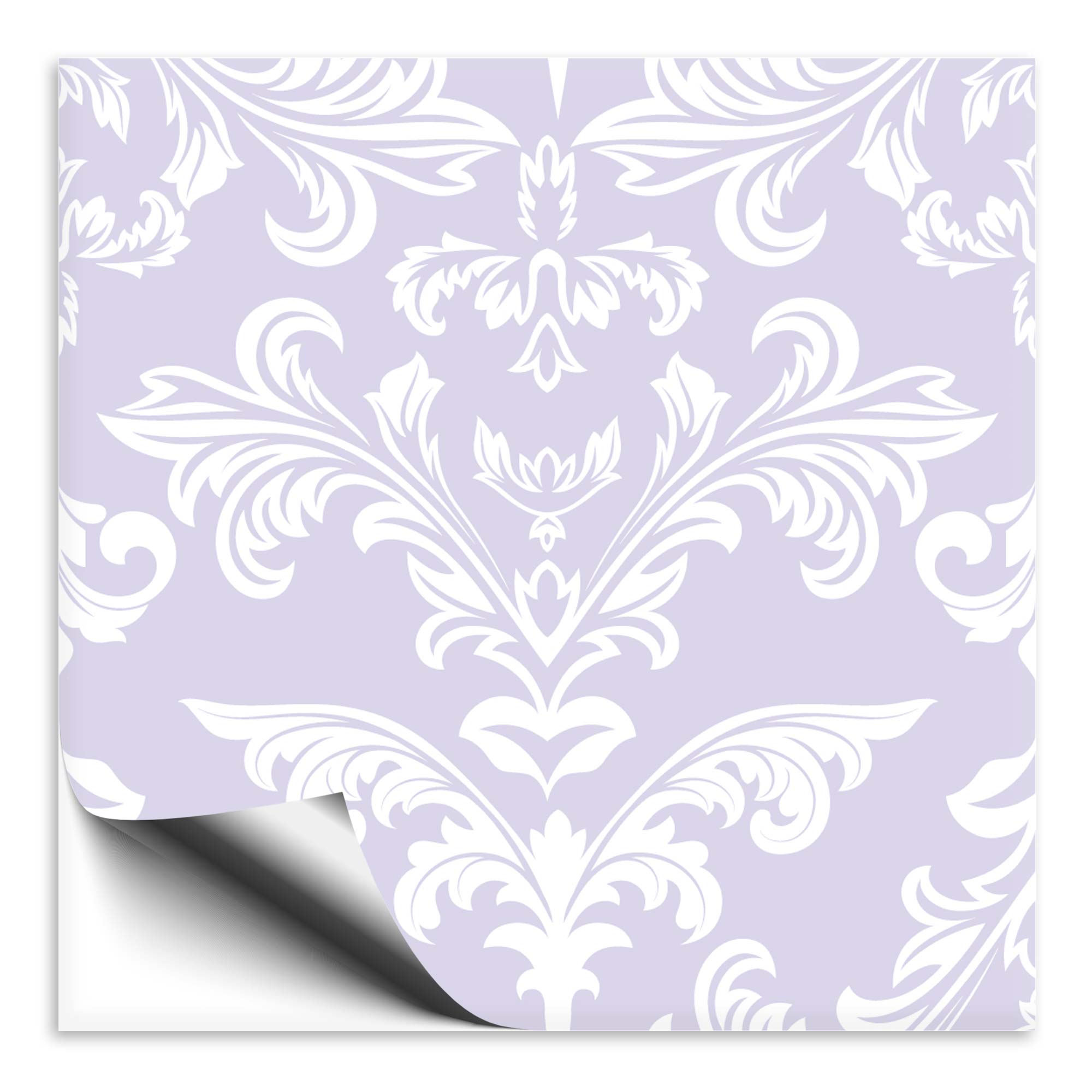 Fliesenaufkleber Ornamente lila