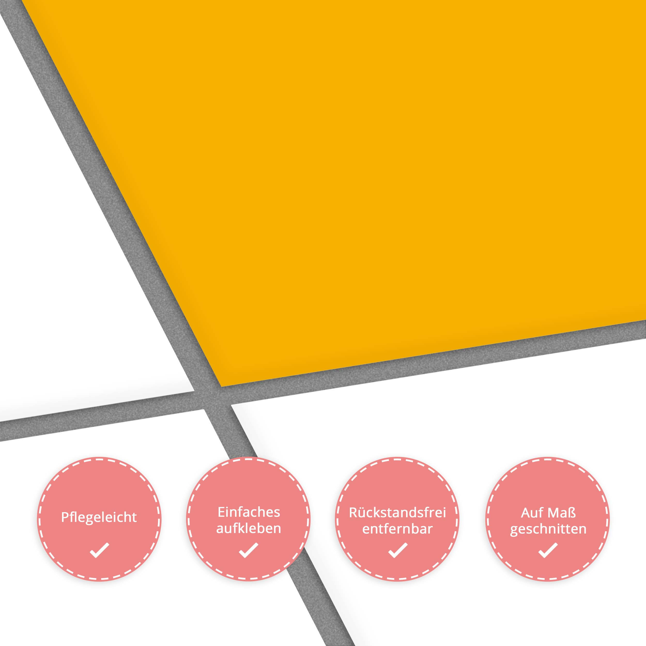 fliesenaufkleber-goldgelb Fliesenaufkleber goldgelb