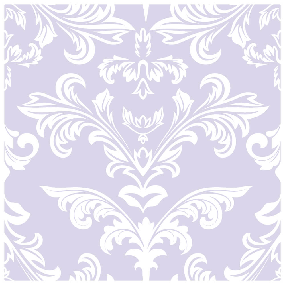 Fliesenaufkleber in 15x15 cm mit Ornamenten in pink