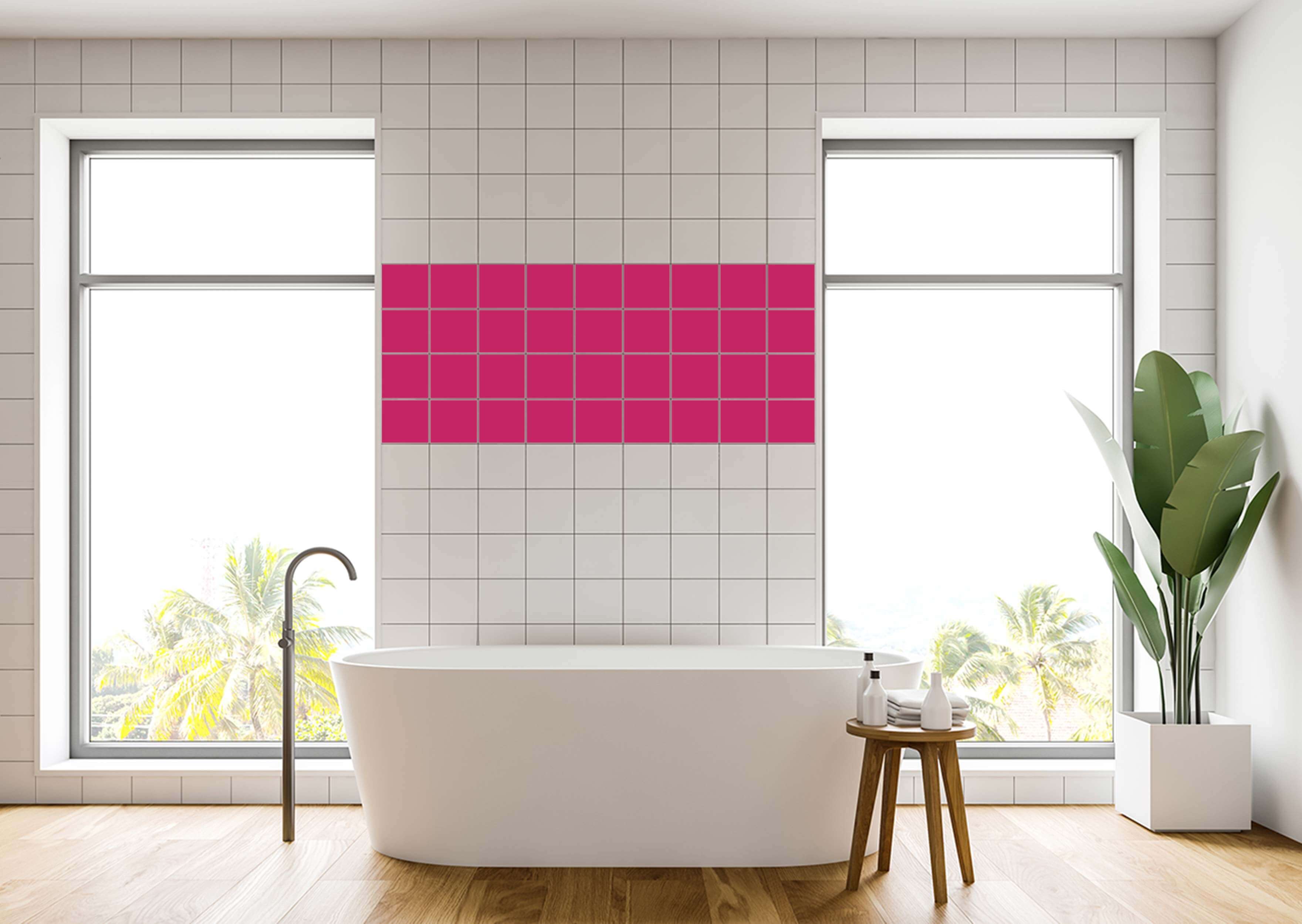 Fliesenfolie Klebefolie pink