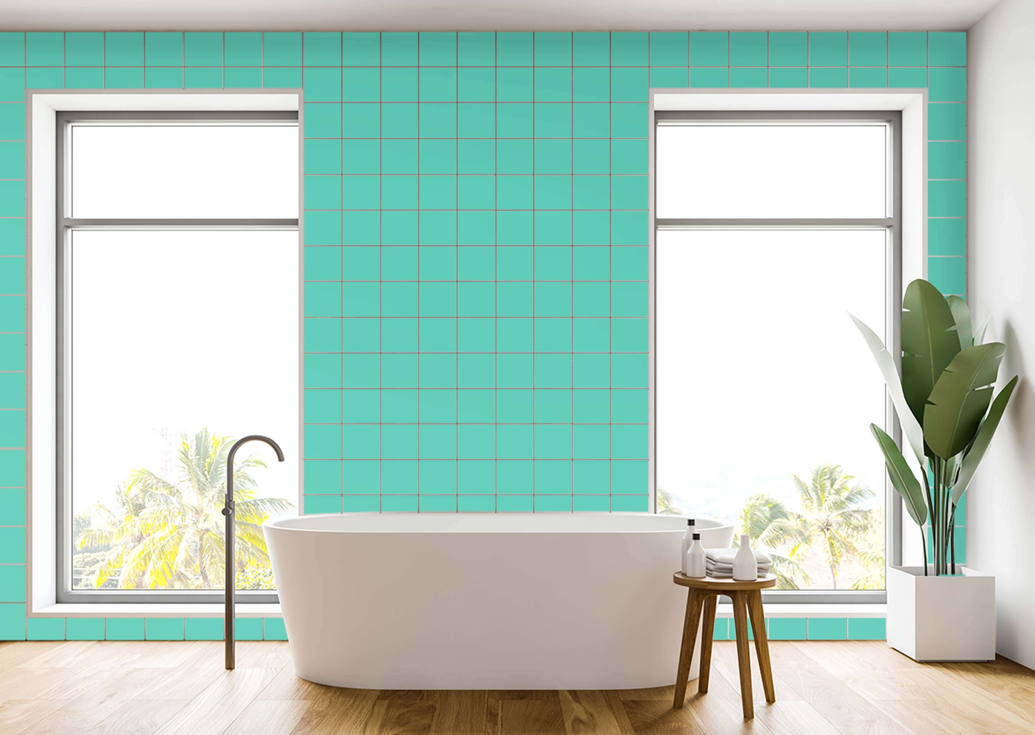 fliesenaufkleber-bad-mint Fliesenaufkleber Bad mint