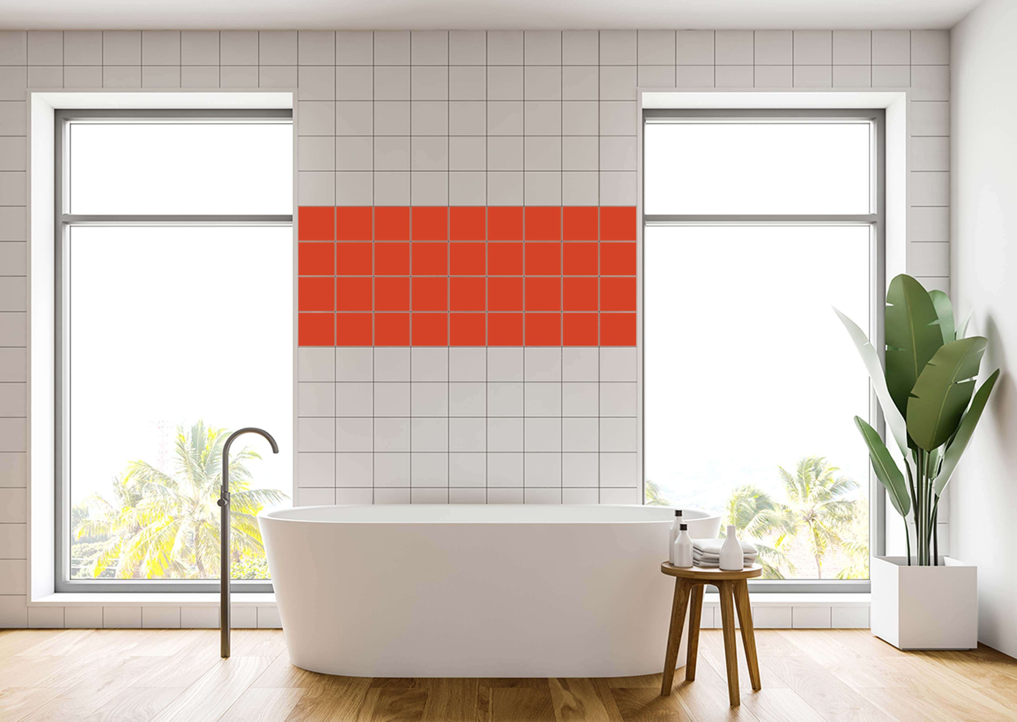 fliesenfolie-klebefolie-orangerot Fliesenfolie Klebefolie orangerot