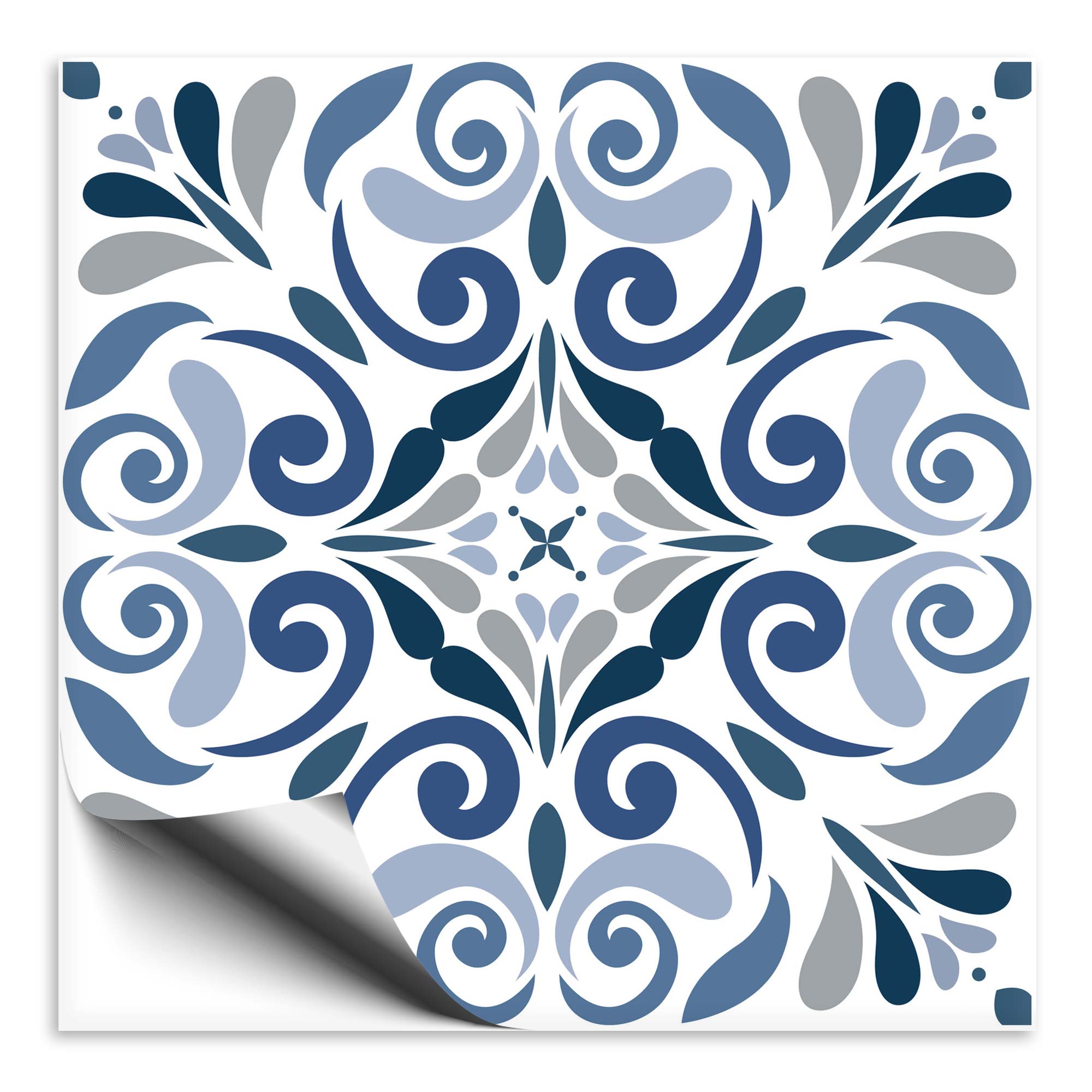 fliesenaufkleber-ornament-blau Fliesenaufkleber Ornament blau