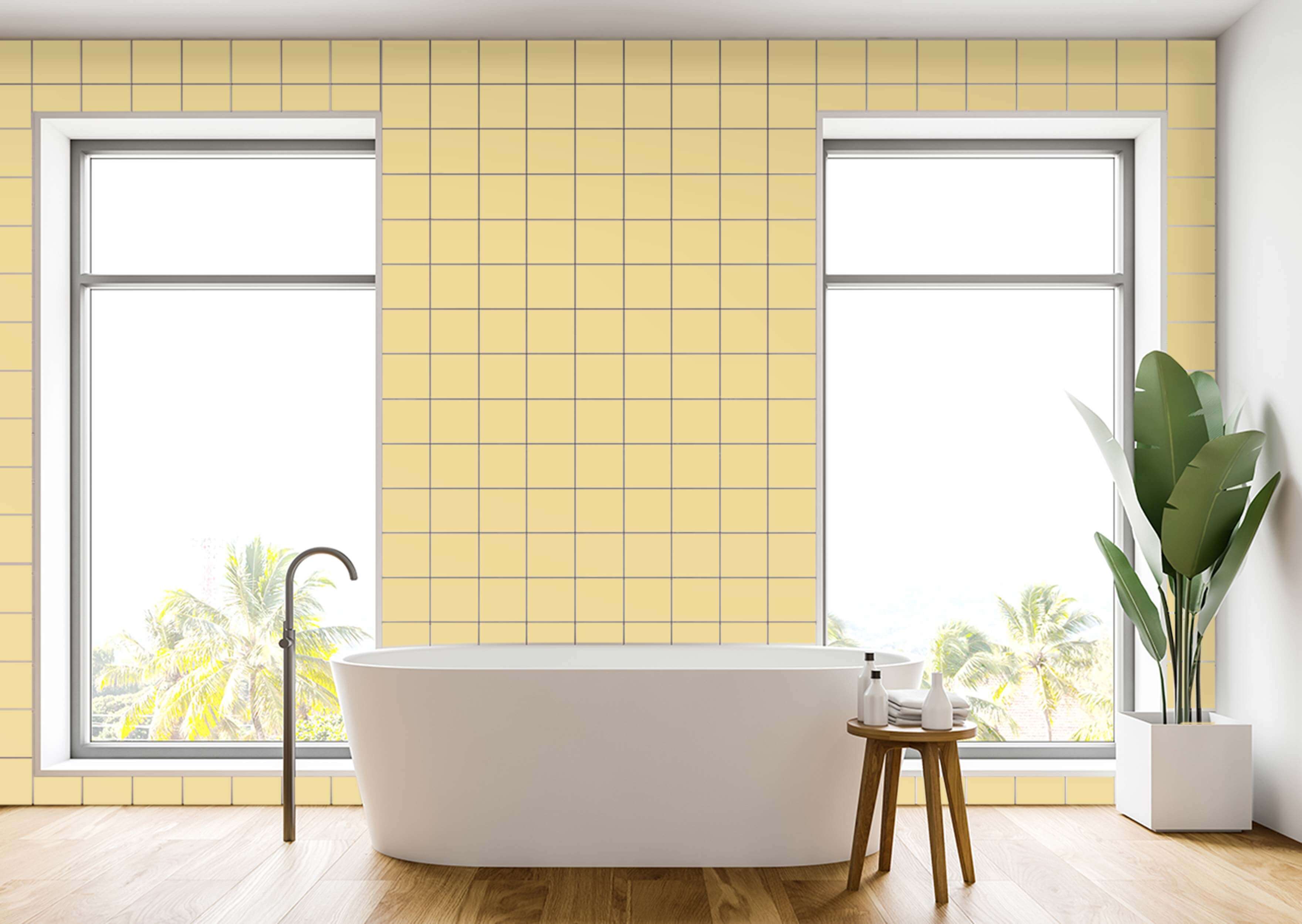 fliesenaufkleber-bad-creme Fliesenaufkleber Bad creme