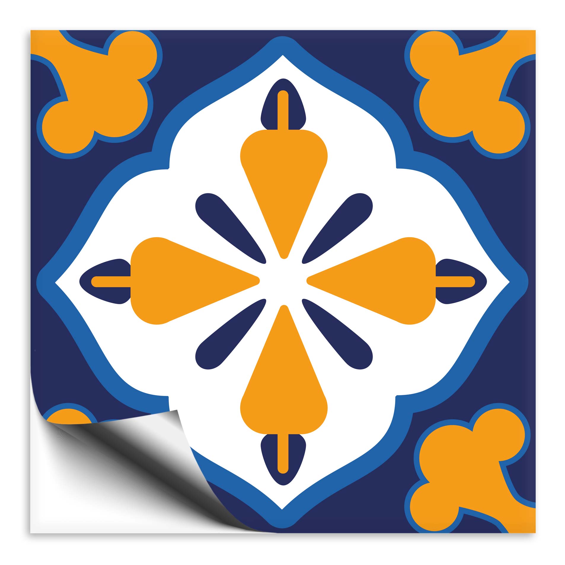 Fliesenaufkleber mediterran 30- Portugiesisch-spanische Fliesenfolien