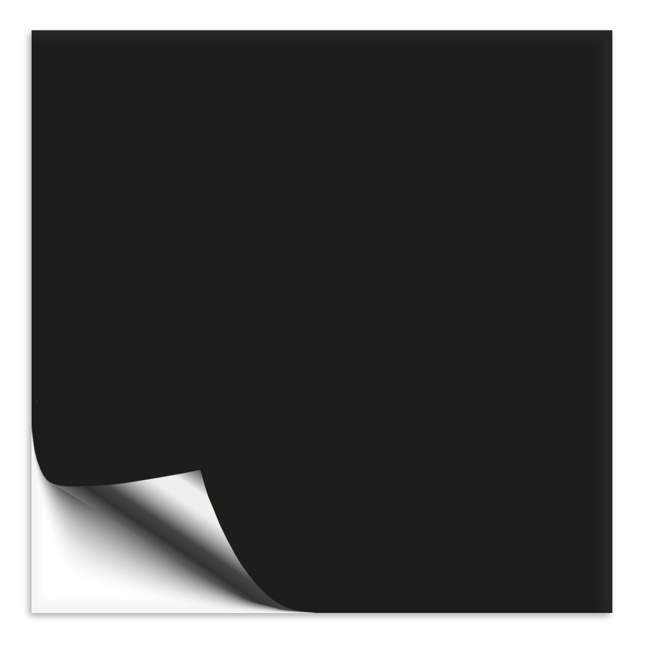 Fliesenaufkleber 25x25 cm schwarz