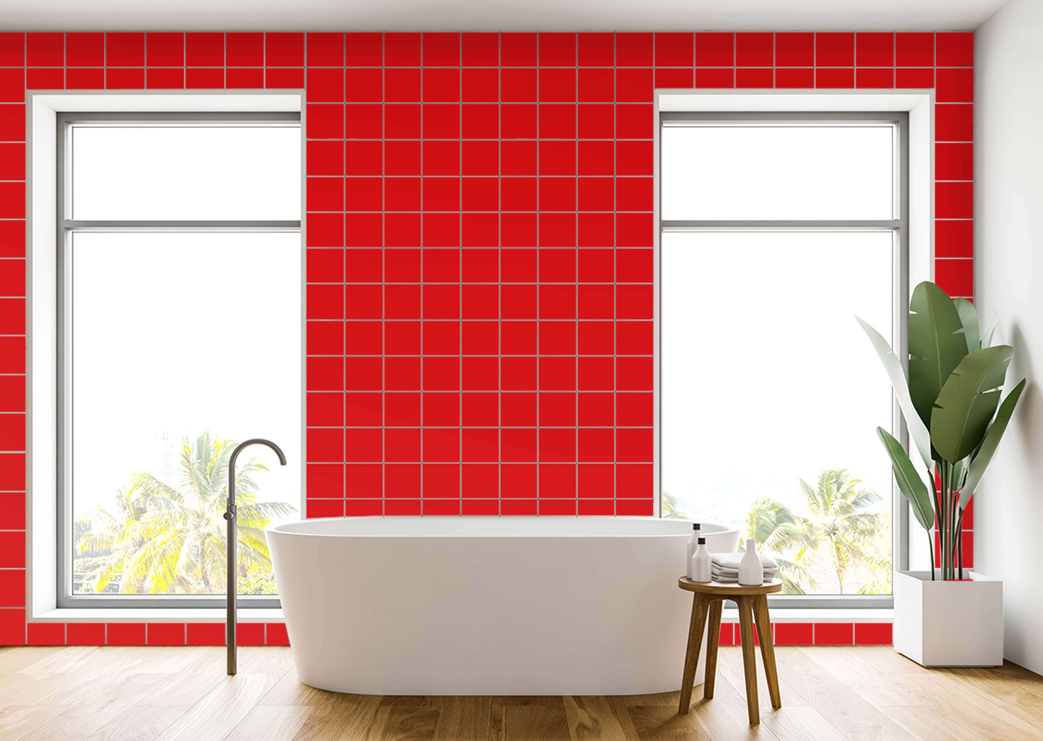 fliesenaufkleber-bad-rot Fliesenaufkleber Bad rot