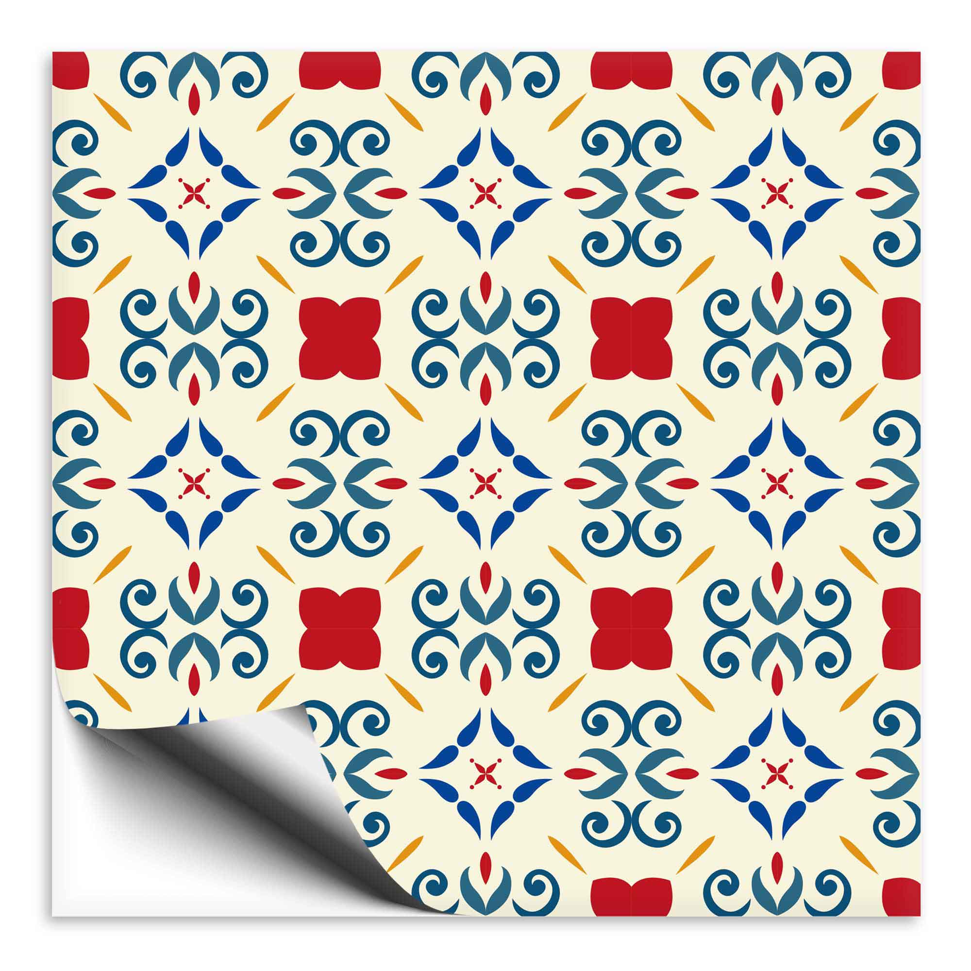 Fliesenaufkleber Marokko Ornament bunt 20
