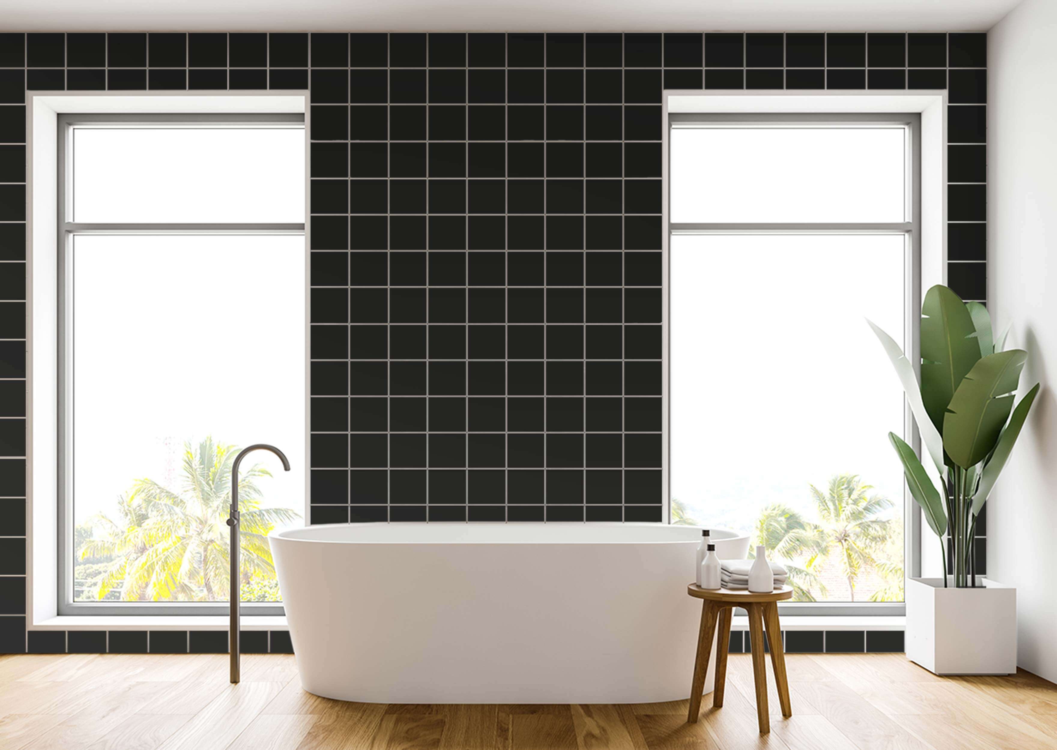 fliesenaufkleber-bad-schwarz Fliesenaufkleber Bad schwarz