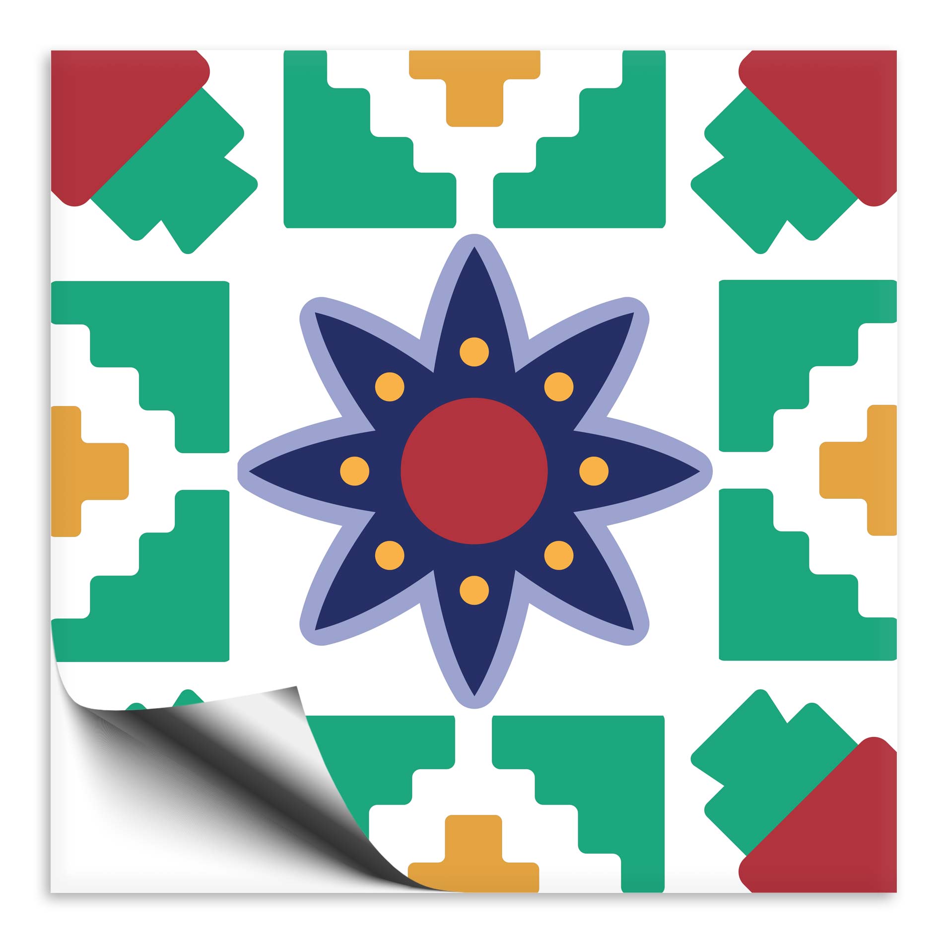 Fliesenaufkleber mediterran 6- Portugiesisch-spanische Fliesenfolien