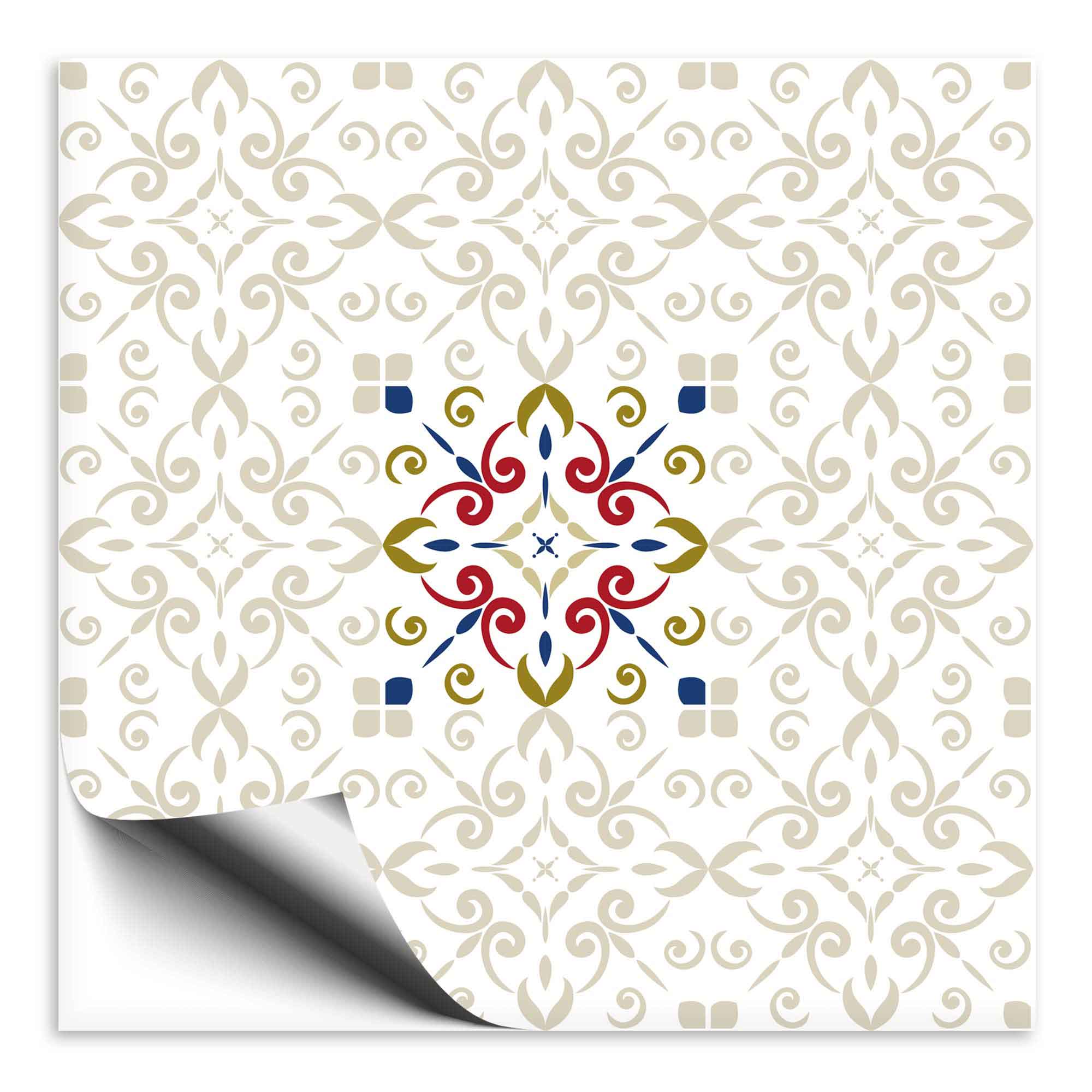 Fliesenaufkleber Marokko Ornament bunt 29