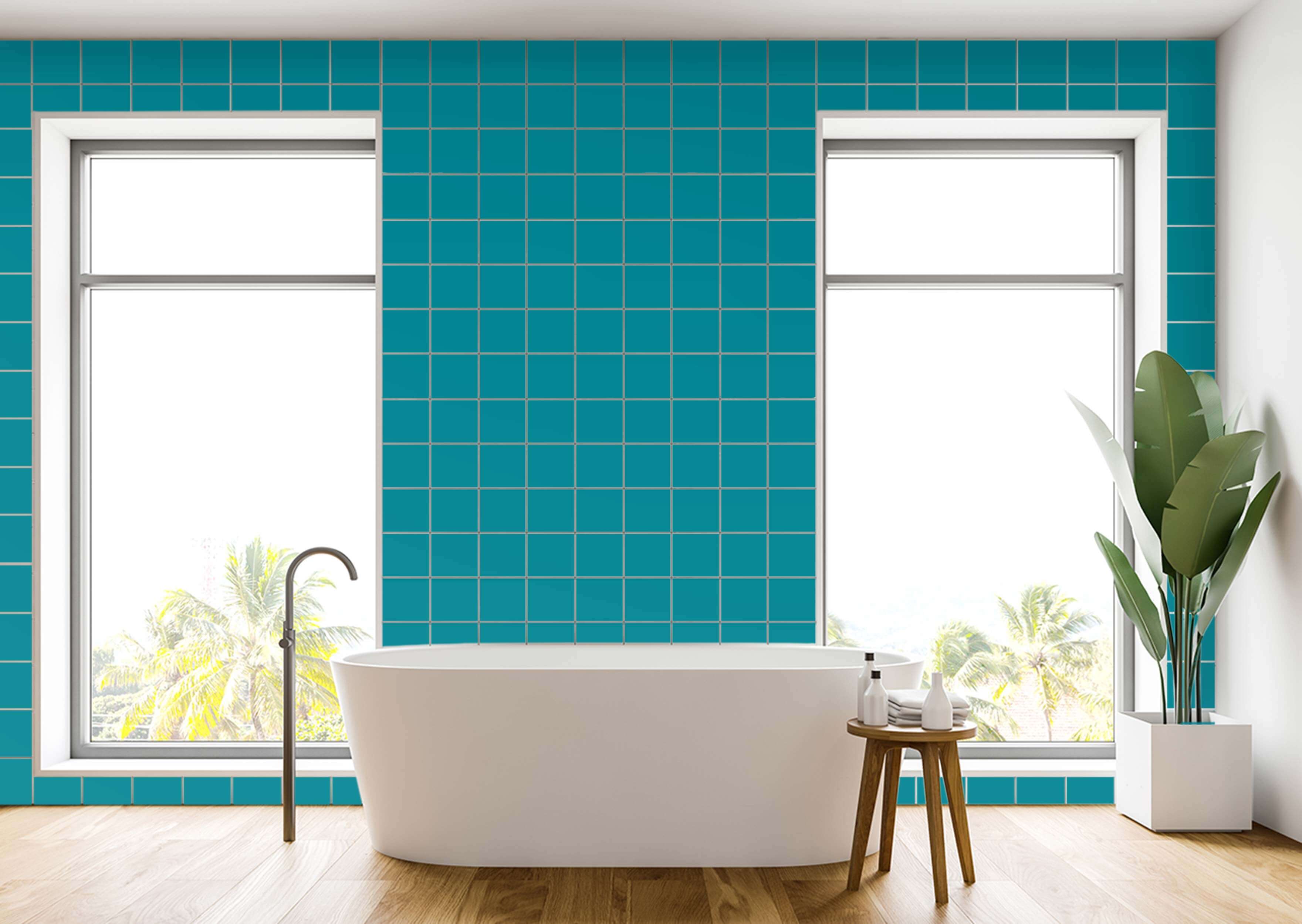 fliesenaufkleber-bad-tuerkisblau Fliesenaufkleber Bad türkisblau