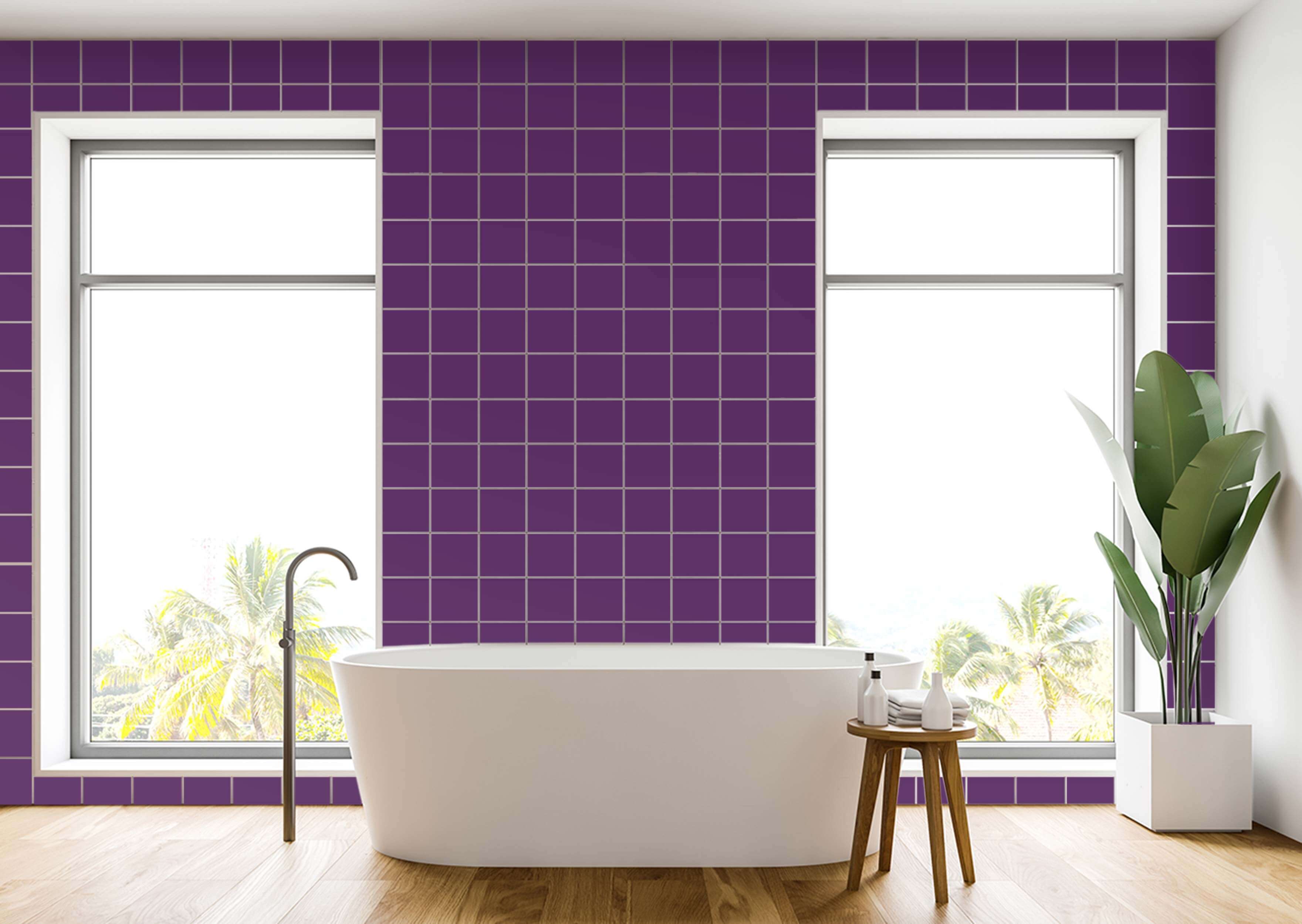 fliesenaufkleber-bad-violett Fliesenaufkleber Bad violett