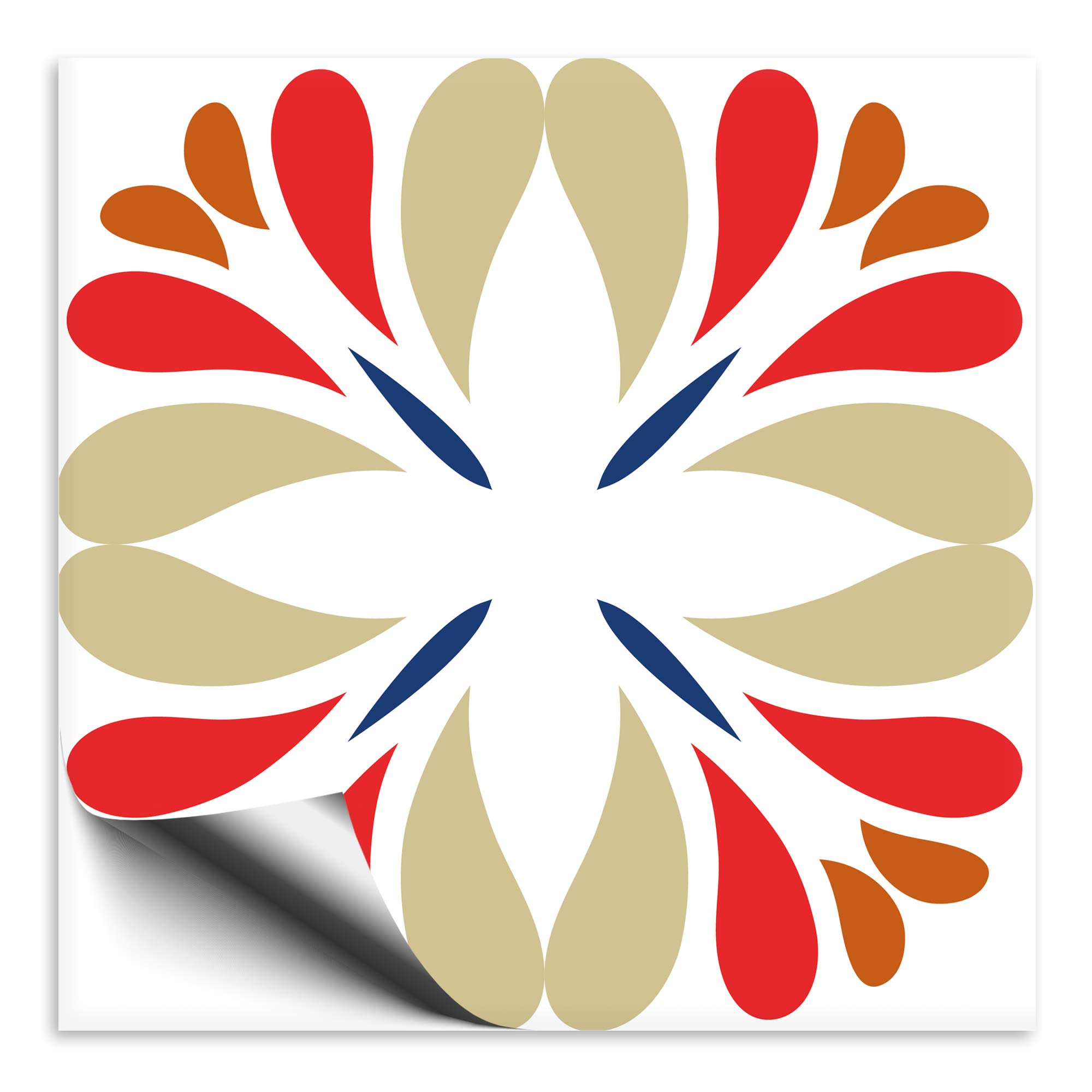 Fliesenaufkleber Marokko Ornament bunt 22