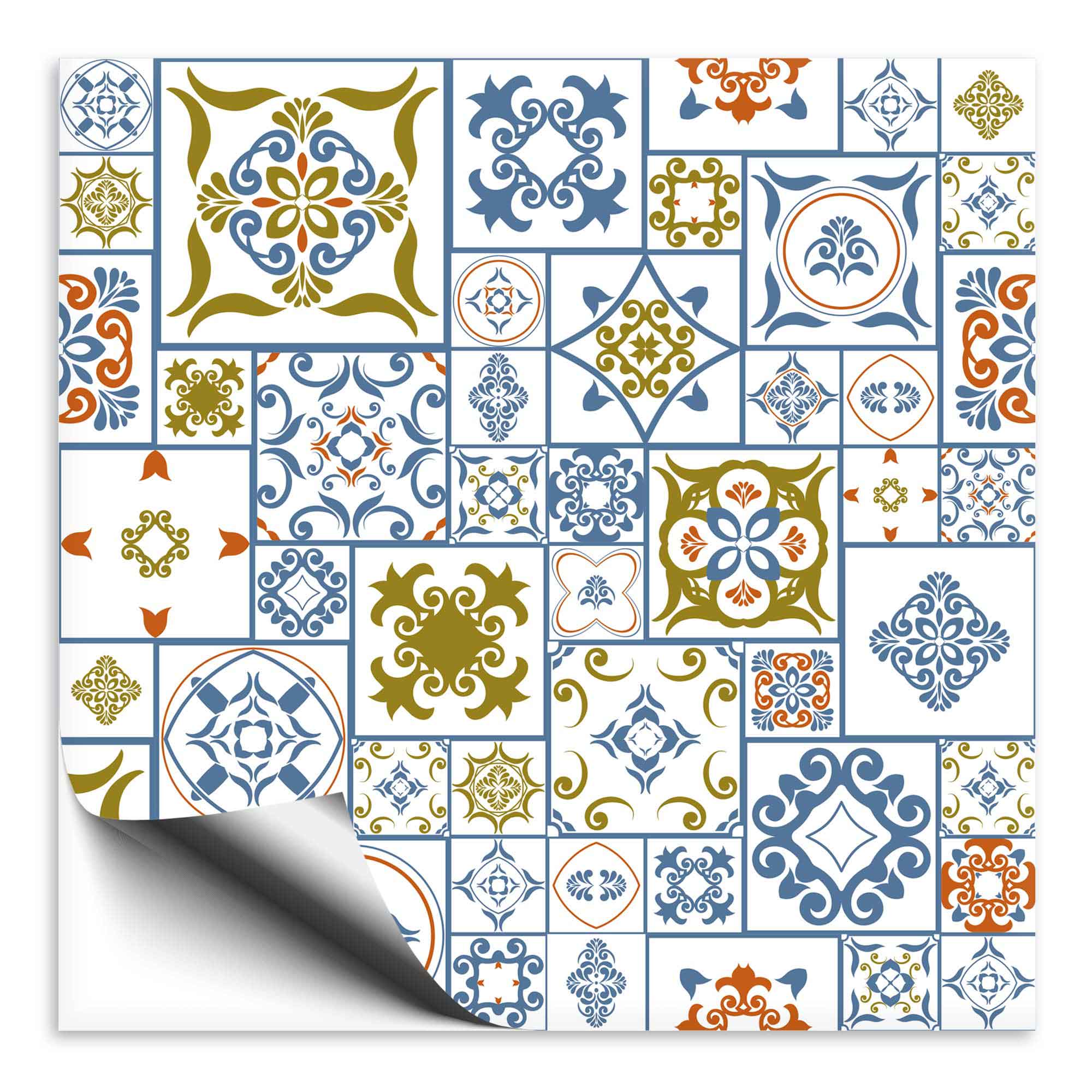 Fliesenaufkleber Marokko Ornament bunt 42